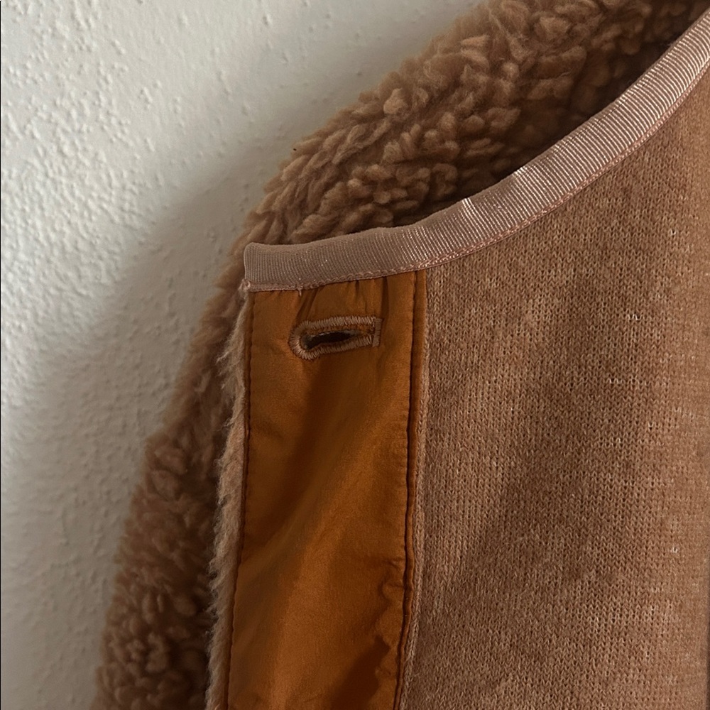 Everlane Camel Teddy Button-Up Jacket - Picture 7 of 7